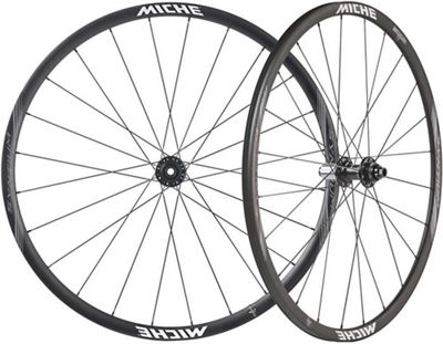 Miche Syntium WP Axy Disc Road Wheelset - Black - Shimano}, Black