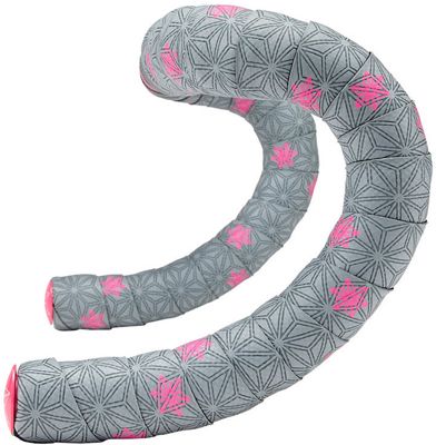 Supacaz Super Sticky Kush Galaxy Bar Tape - Neon Pink-Gunmetal, Neon Pink-Gunmetal