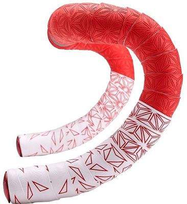 Supacaz Super Sicky Kush Star Fade Bar Tape - White-Red, White-Red