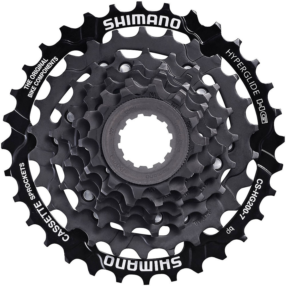 Shimano Tourney HG200 7 Speed Cassette - Noir - 12-32t, Noir
