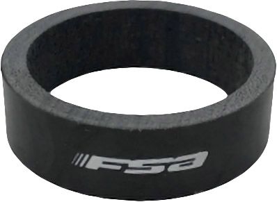 FSA Carbon Headset Spacers - Black - 10mm, Black