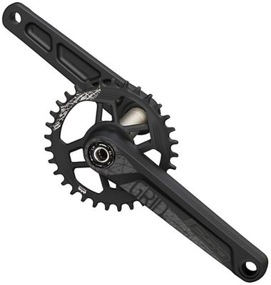 FSA Grid Modular Chainset - Black - No BB}, Black