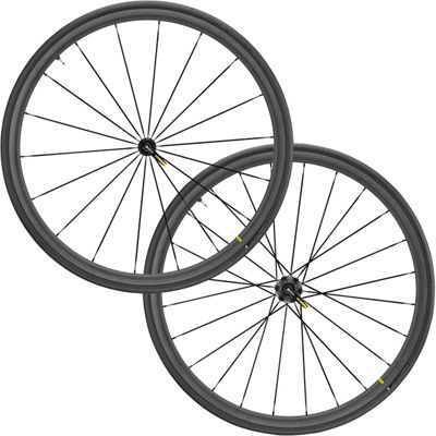 Mavic Ksyrium Pro Carbon SL Clincher Wheelset - Noir/Jaune - Shimmano, Noir/Jaune