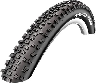 Schwalbe Rapid Rob MTB Tyre - Black - Folding, Black