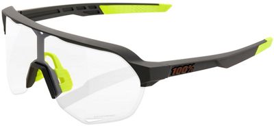 100% S2 Cool Grey Soft Tact Sunglasses 2022 - Grey-Photochromic, Grey-Photochromic