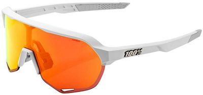 100% S2 White Soft Tact Mirror Red Sunglasses 2022 - Nero/Rosso, Nero/Rosso