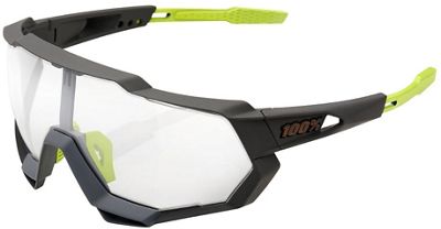 Occhiali da sole 100% Speedtrap Cool Grey Soft Tact 2022 - Grey-Photochromic, Grey-Photochromic