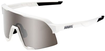 100% S3 Matte White Mirror Lens Sunglasses 2022 - White-Mirror, White-Mirror