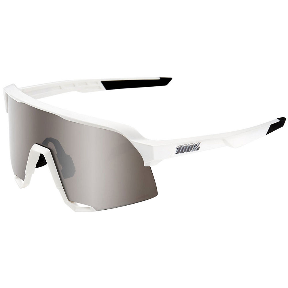 100% S3 Matte White Mirror Lens Sunglasses 2022 - White-Mirror, White-Mirror