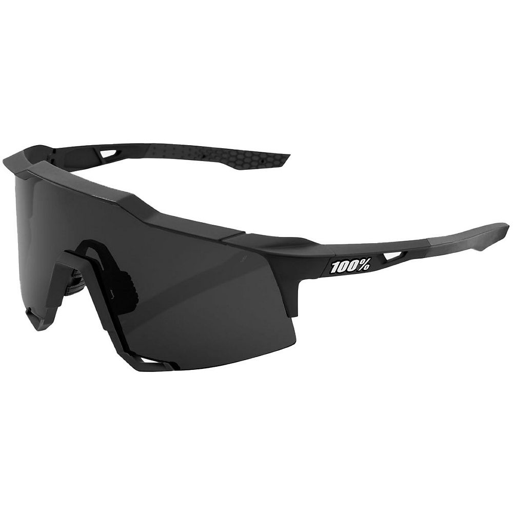 100% Speedcraft Black Smoke Lens Sunglasses 2022, Black Smoke