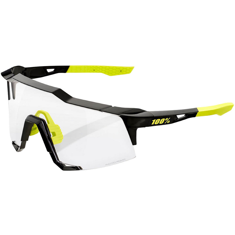 100% Speedcraft Photochromic Lens Sunglasses 2022 - Black-Photochromic, Black-Photochromic