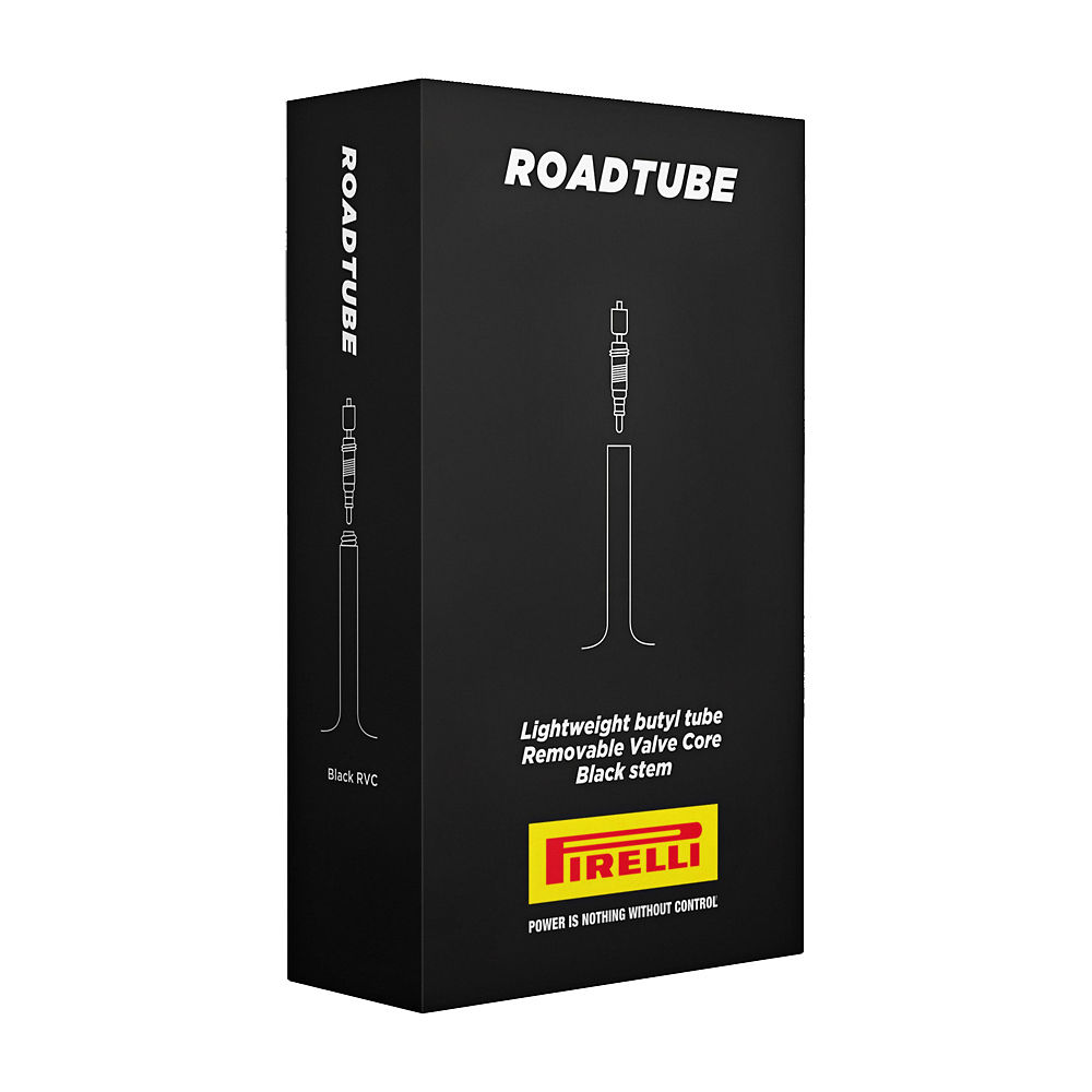 Pirelli RoadTUBE Inner Tubes - Black - 48mm Valve}, Black