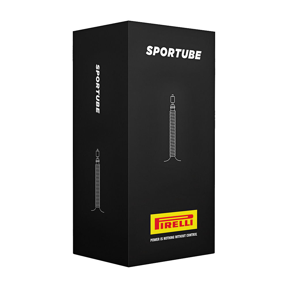Pirelli SporTUBE Road Inner Tubes - Black - 48mm Valve}, Black