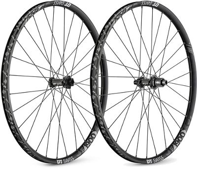 DT Swiss E1900 Spline Boost Disc Wheelset - Black - Microspline 12 x 148mm}, Black