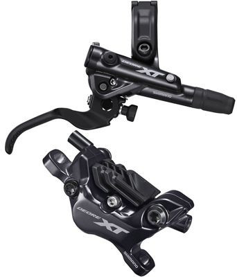 Shimano XT MT8120 Front Hydraulic Disc Brake - Black - 900mm Resin, Black