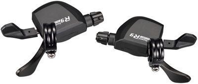 microSHIFT R9 R859 2x9 Speed Xpress Shifter Set - Black - Set}, Black