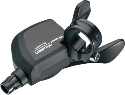 microSHIFT XLE 11 M851 11 Speed Xpress Shifter - Black - Right Hand}, Black