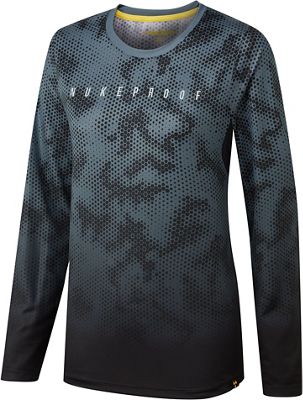 Nukeproof Blackline Women's LS Jersey (Hex) AW22 - Grey - M}, Grey