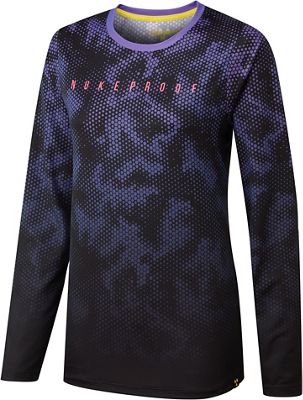 Nukeproof Blackline Women's LS Jersey (Hex) AW22 - Purple - M}, Purple