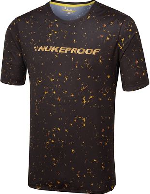 Nukeproof Blackline SS Jersey (Gold Spec) AW22 - Black-Gold - XL}, Black-Gold