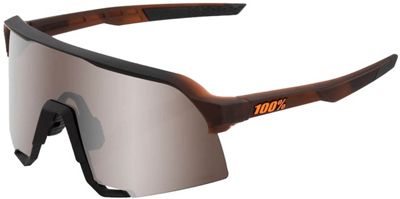 100% S3 Translucent Mirror Lens Sunglasses 2022 - Brown Fade, Brown Fade