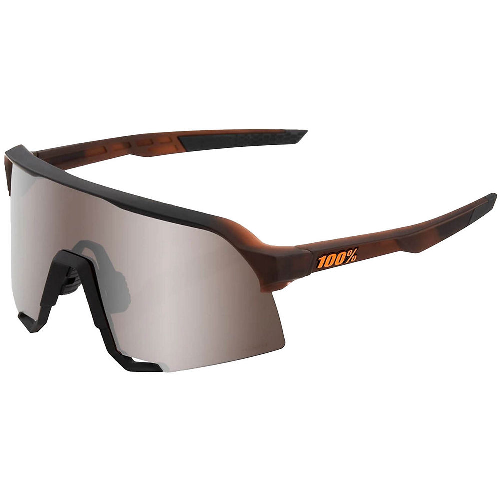 100% S3 Translucent Mirror Lens Sunglasses 2022 - Brown Fade, Brown Fade