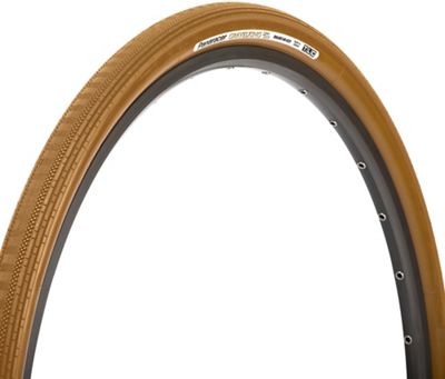 Panaracer Gravel King SemiSlick Colour Gravel Tyre 2022 - Brown-Brown - 700c}, Brown-Brown