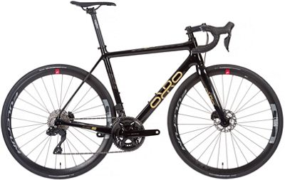 Orro Gold STC 105 Di2 R500DB Road Bike 2023 - Black - Gold - M, Black - Gold