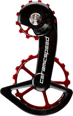 CeramicSpeed OSPW System Shimano R9200-R8100 - Red - Short Cage, Red