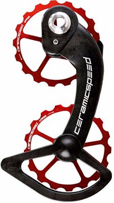 CeramicSpeed OSPW System Shimano 9000-6800 - Red - Short Cage, Red