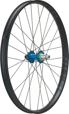 Hope Custom i35 MTB Boost Rear Wheel - Black and Turquoise - 12mm x 148mm 28H, Black and Turquoise