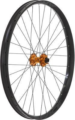 Hope Custom Enduro MTB Front Wheel - Black and Orange - 15mm x 110mm, Black and Orange