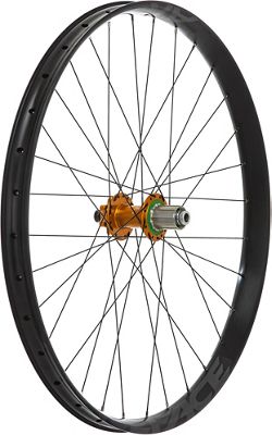 Hope Custom Enduro MTB Rear Wheel - Black and Orange - 12mm x 148mm, Black and Orange