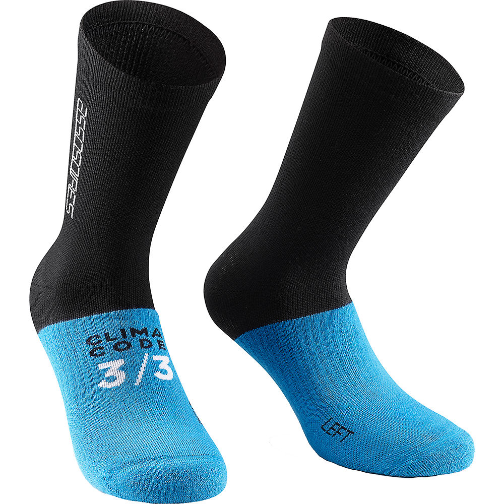 Assos Ultraz Winter Socks EVO AW22 - Black Series - M/L}, Black Series