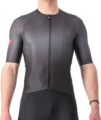 Castelli Aero Race 6.0 Jersey SS22 - Black-Dark Grey - L}, Black-Dark Grey