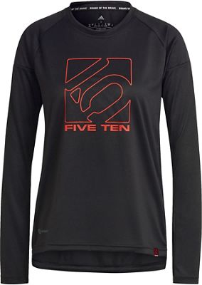 Five Ten Women's Long Sleeve Jersey AW22 - Black - XL}, Black