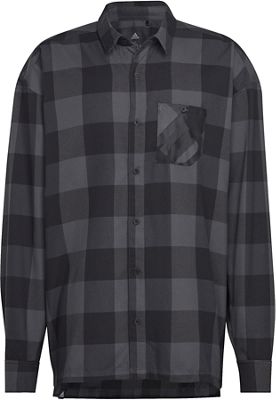 Five Ten Flannel Shirt AW22 - Grey Six-Black - XXL}, Grey Six-Black