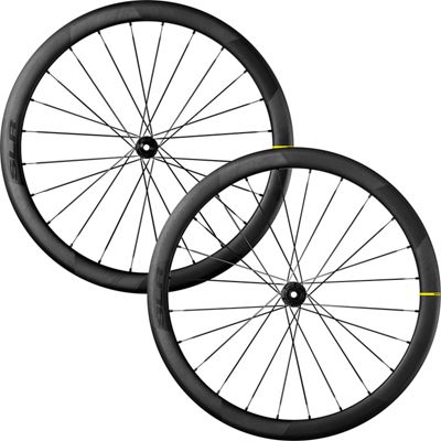 Mavic Cosmic SLR 45 Carbon Disc Road Wheelset - Black - 700c}, Black