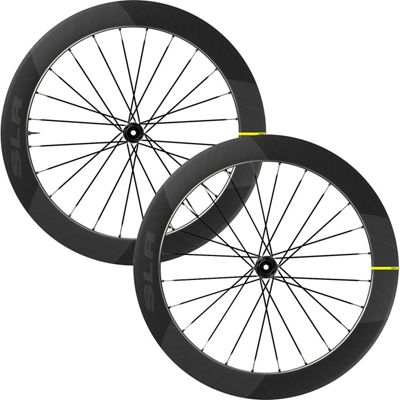 Mavic Cosmic SLR 65 Carbon Disc Road Wheelset - Black - SRAM XD}, Black