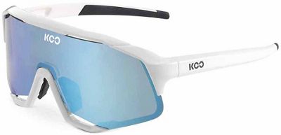 KOO Demos White Sunglasses (Turquoise Lens) - White Turquoior, White Turquoior