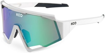 KOO Spectro Sunglasses (Green Mirror Lens) - White green, White green