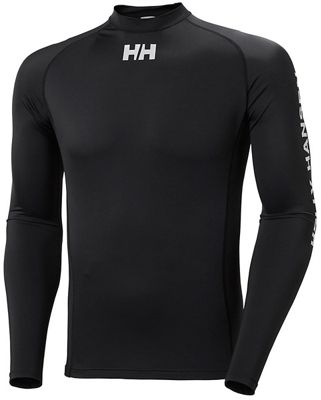 Helly Hansen Waterwear Rashguard SS22 - Black - m}, Black