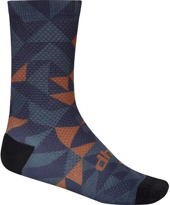 dhb Blok Sock (Mosaic) AW22 - Umber - M/L}, Umber