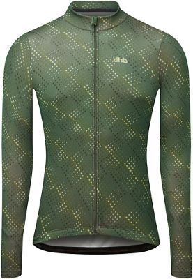 dhb Blok Long Sleeve Jersey (Tor) AW22 - Thyme - XS}, Thyme