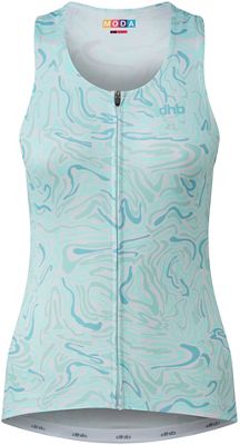 dhb Moda Womens Sleeveless Jersey (Aura) AW22 - Gray Dawn - UK 14}, Gray Dawn