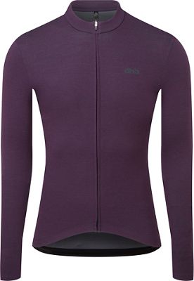 dhb Merino Long Sleeve Jersey 2.0 AW22 - Purple Pennant - S}, Purple Pennant