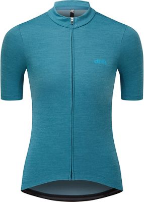 dhb Merino Women's Short Sleeve Jersey 2.0 AW22 - Ink Blue - UK 14}, Ink Blue