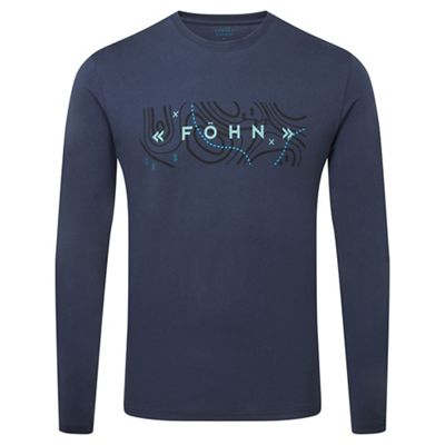 Föhn Logo Long Sleeve Tee - IMPRINT SS22 - Mood Indigo - S}, Mood Indigo