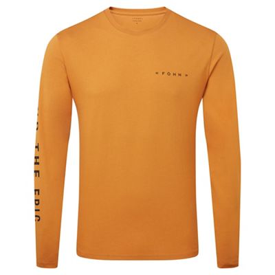 Föhn Logo Long Sleeve Tee - FTE SS22 - Sudan Brown - M}, Sudan Brown