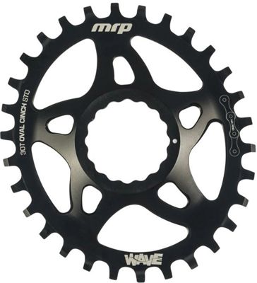 MRP Wave Cinch Oval Chainring Race Face - Black - 30t, Black